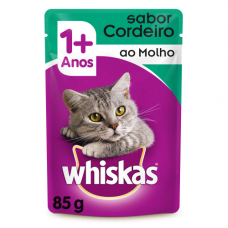Sachê Whiskas Adultos Cordeiro 85g